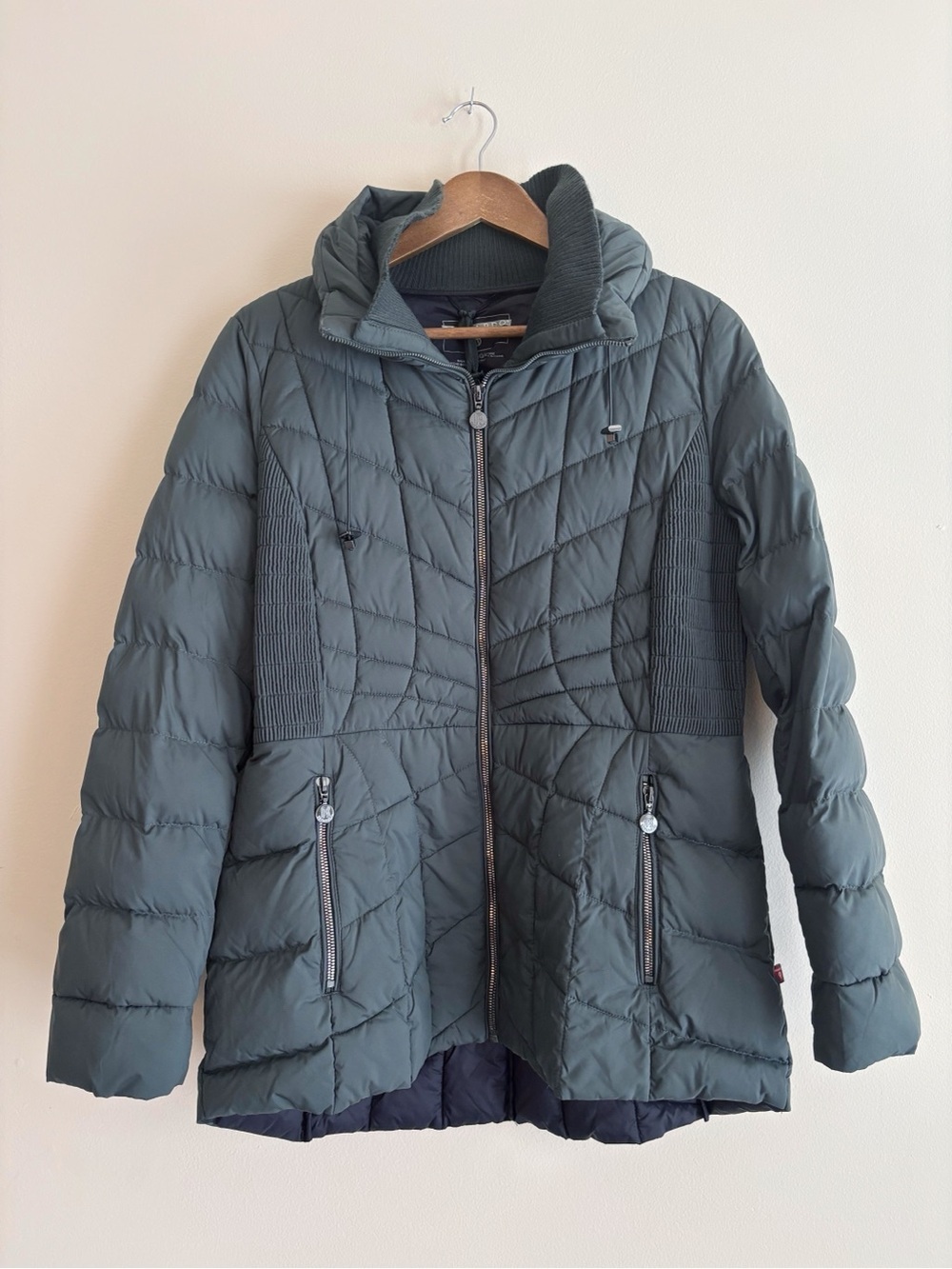 Bernardo Green EcoPlume Packable Puffer Jacket Women's Large